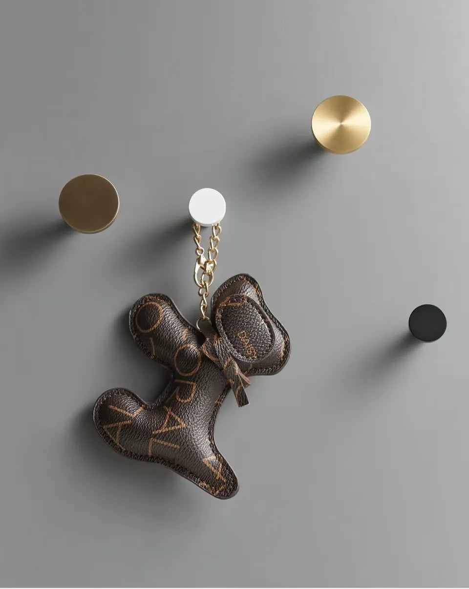 Wandhaken aus massivem Messing - 5 Oberflächen, 20 mm oder 32 mm