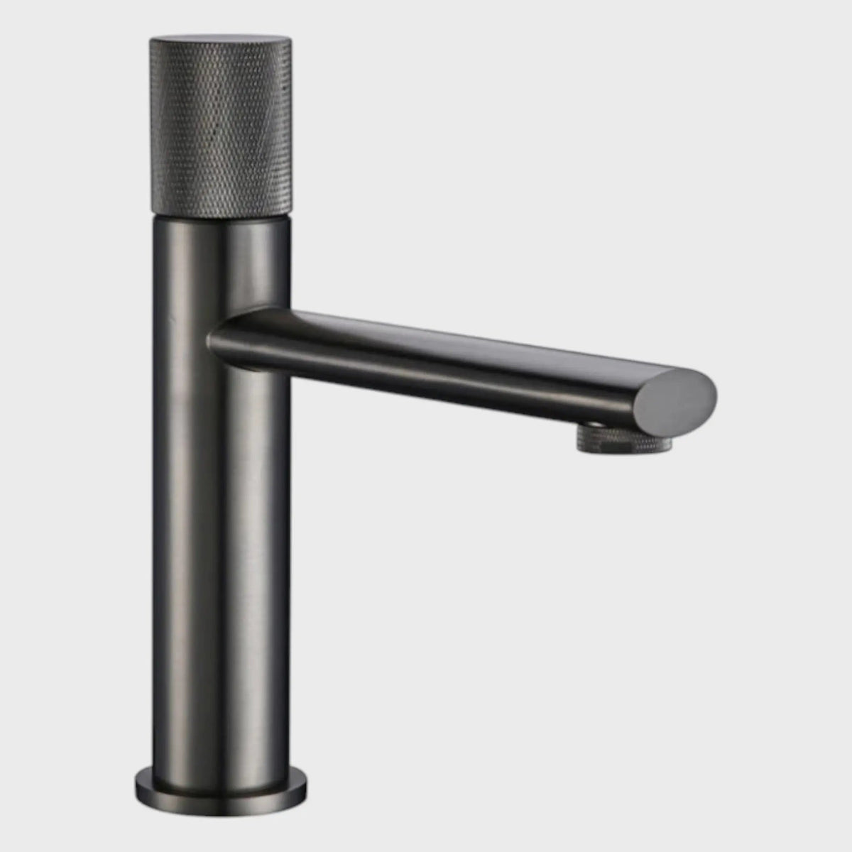 Mitigeur de lavabo sur plan anthracite