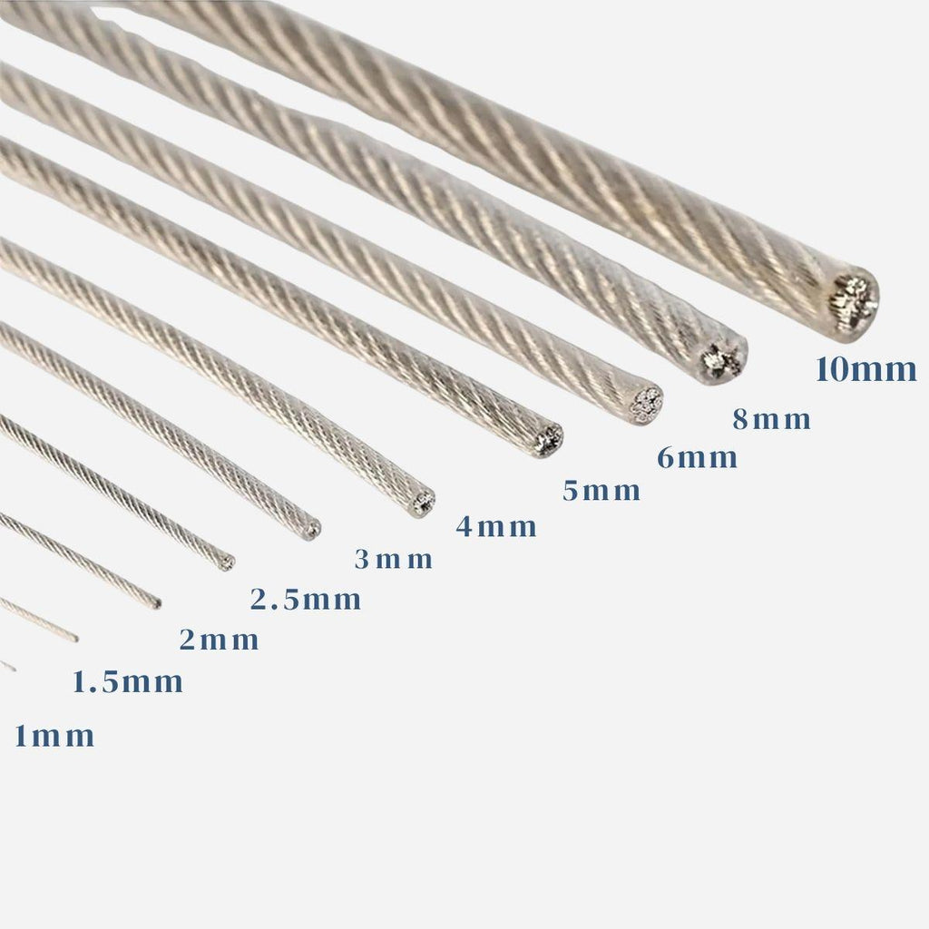 PVC-ummanteltes Stahlkabel - Flexibles und langlebiges Wäscheseil