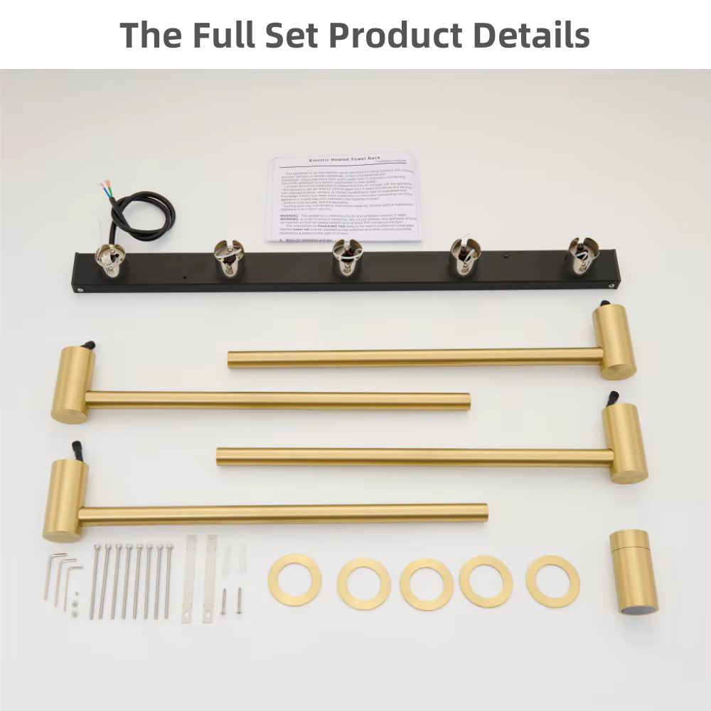 Sèche-serviette design électrique mural – Chauffage intelligent