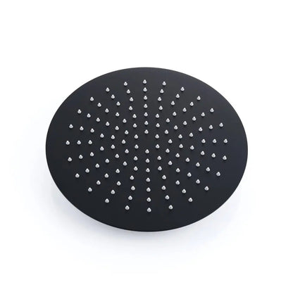 Kit de douche-bain encastré noir