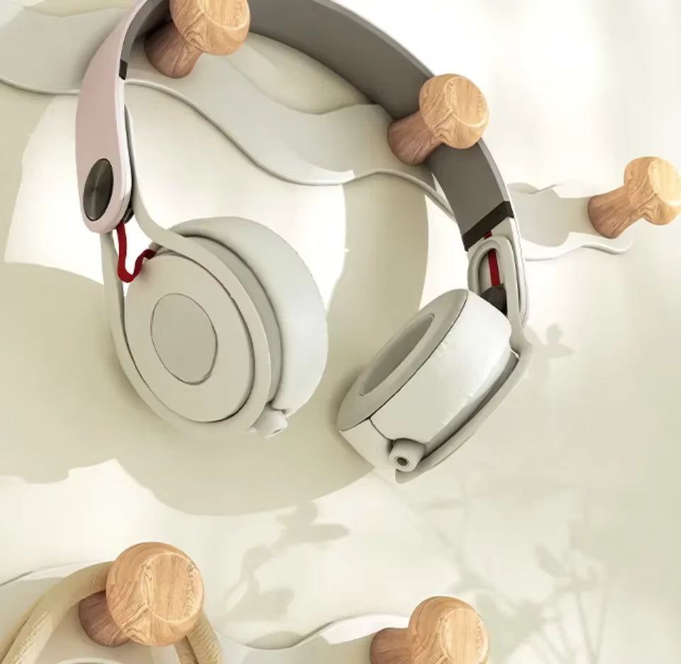 Porte manteau mural design vague en fer sans perçage