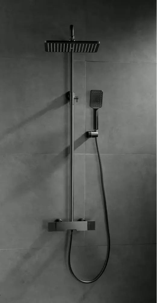 Colonne de douche et bain anthracite