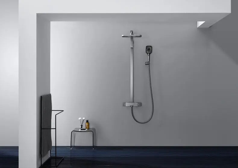 Colonne de douche et bain anthracite
