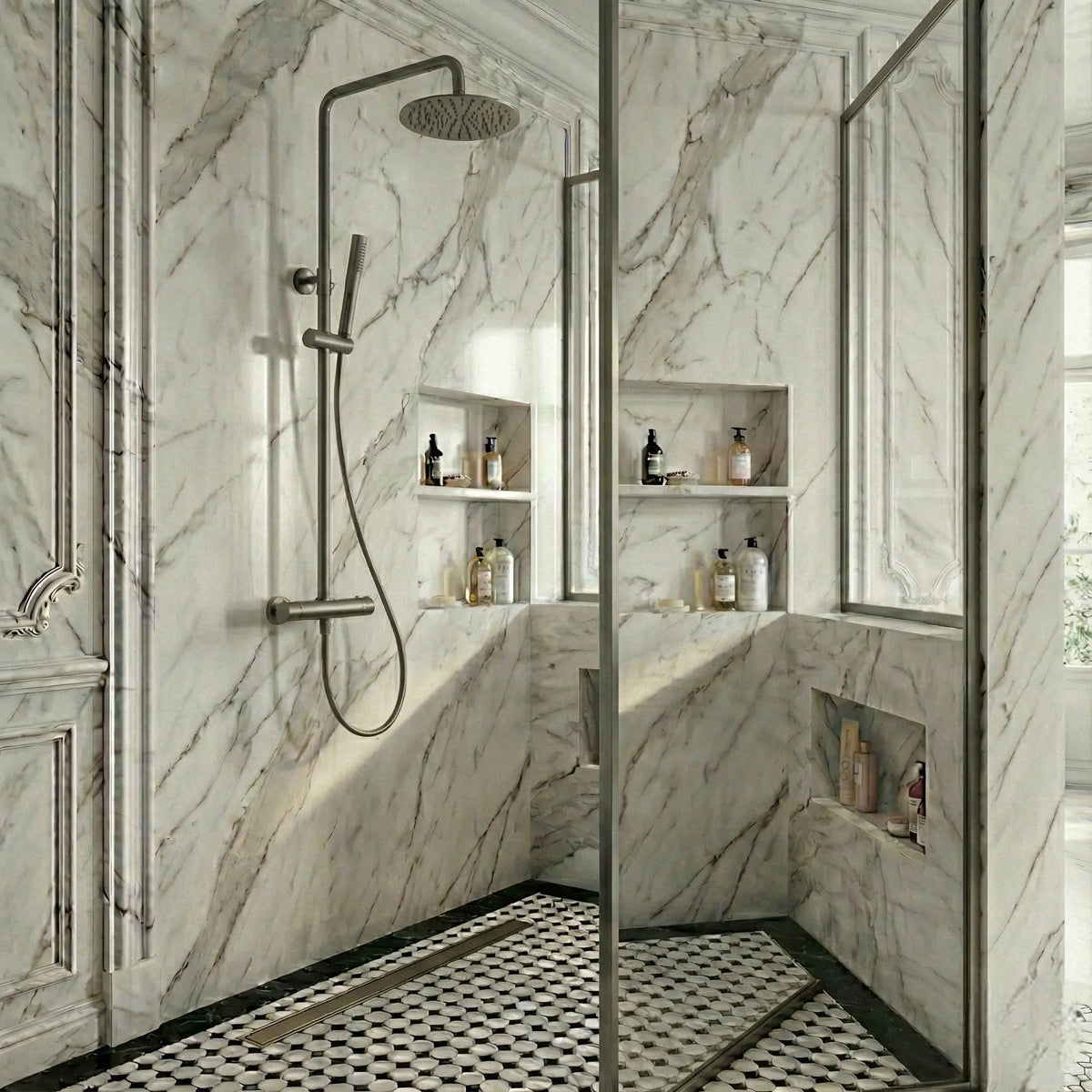 Colonne de Douche mural anthracite