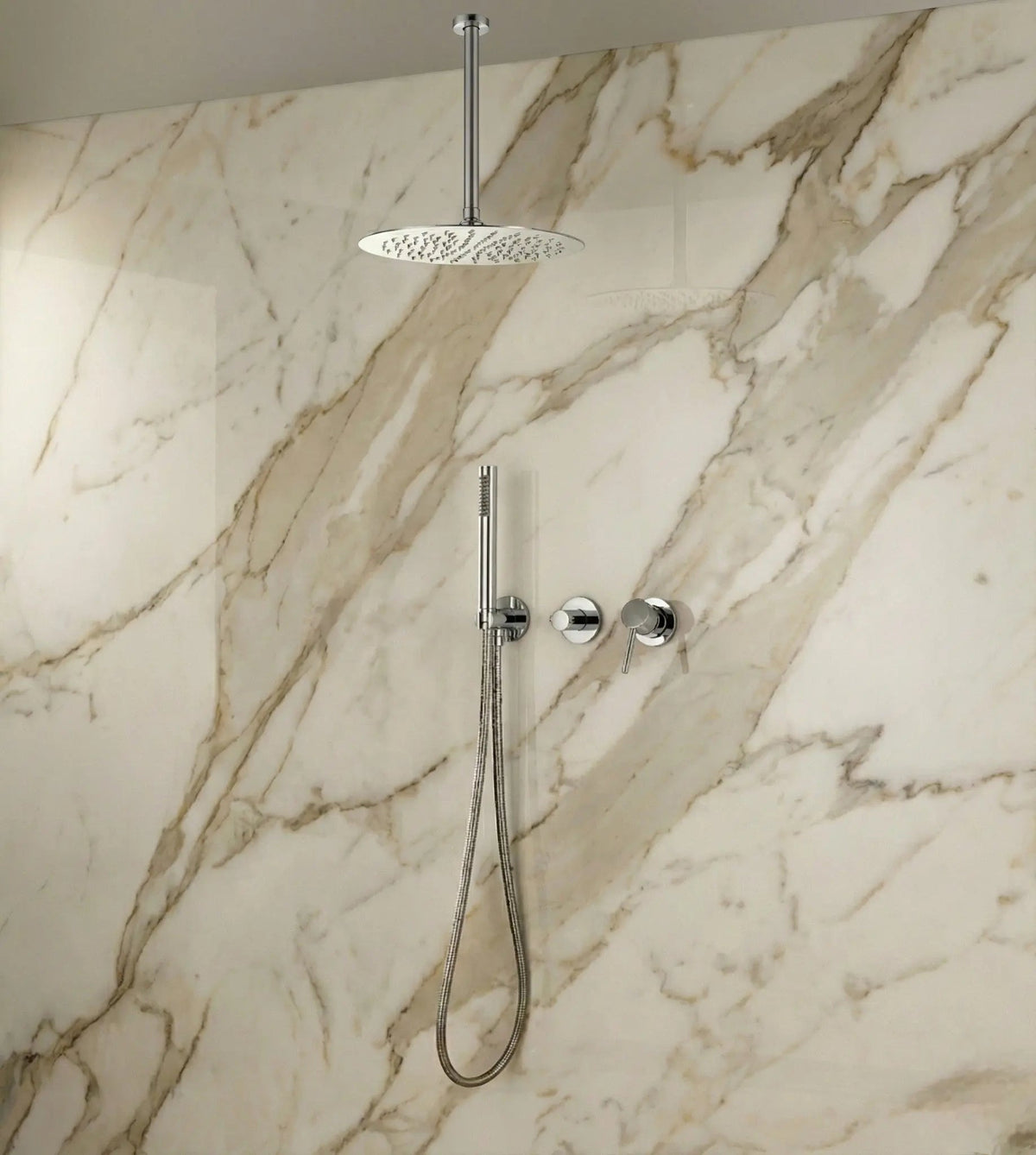 Colonne de Douche encastré chrome