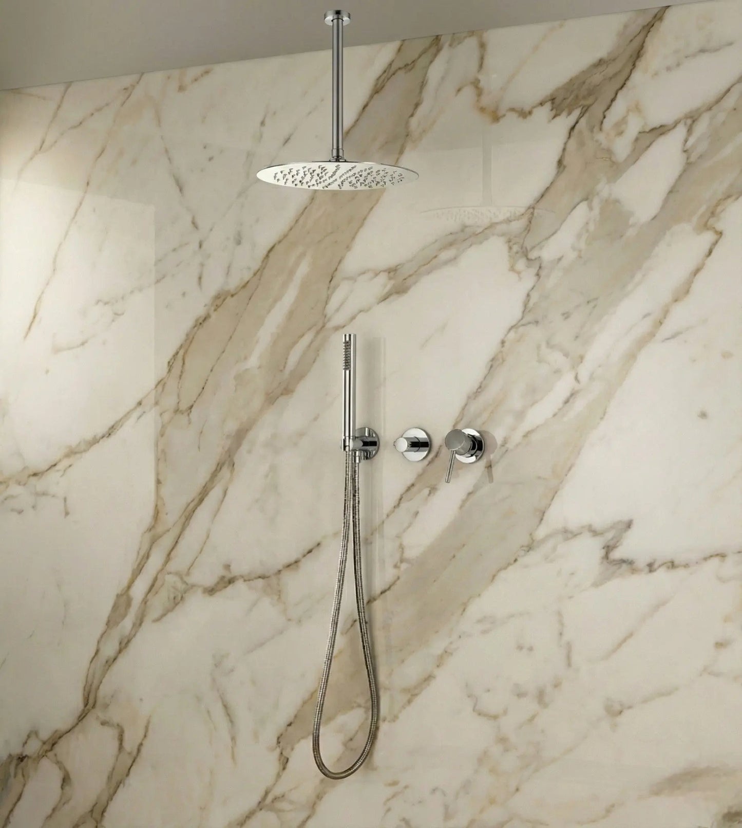 Colonne de Douche encastré chrome