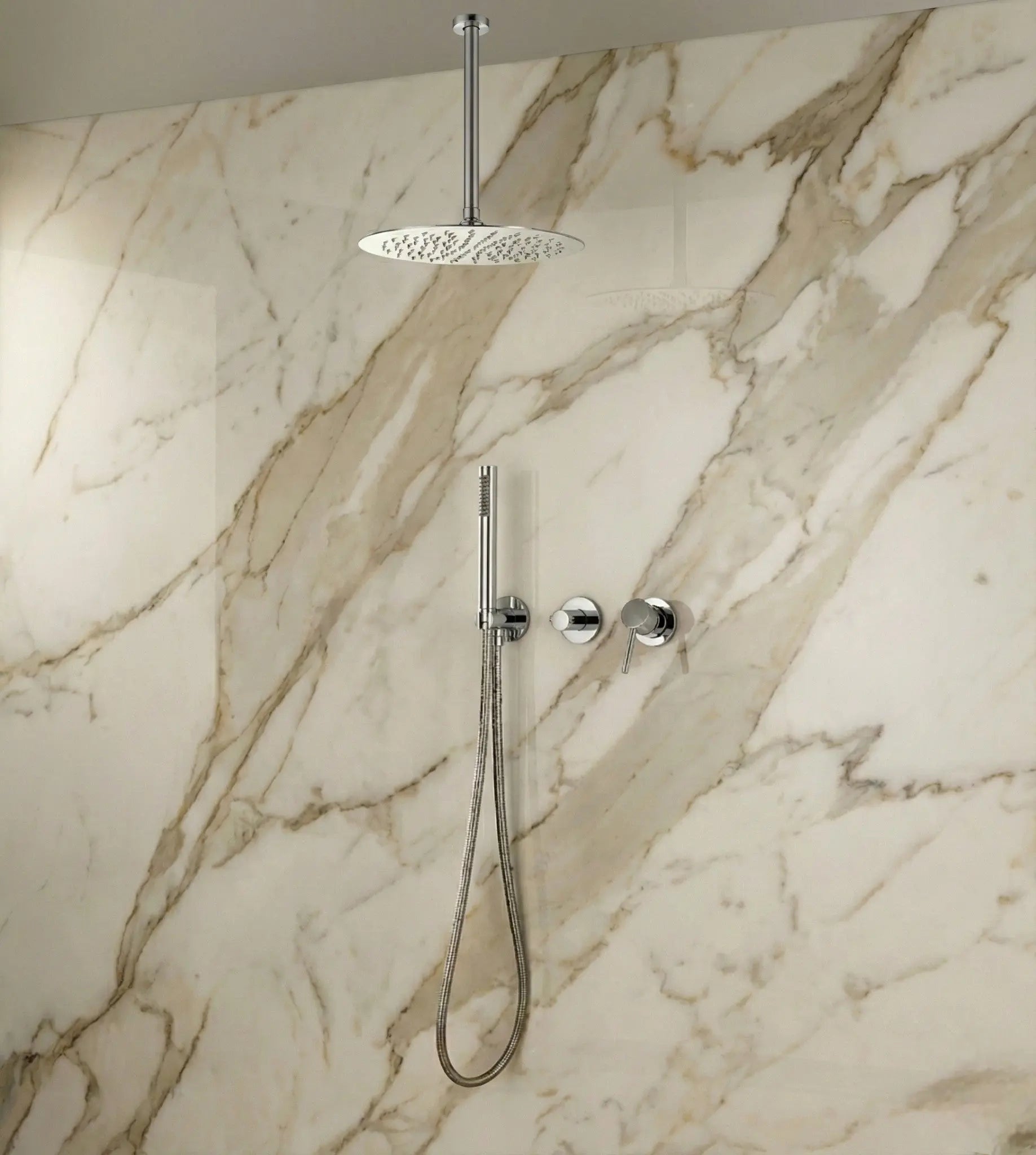 Colonne de Douche encastré chrome
