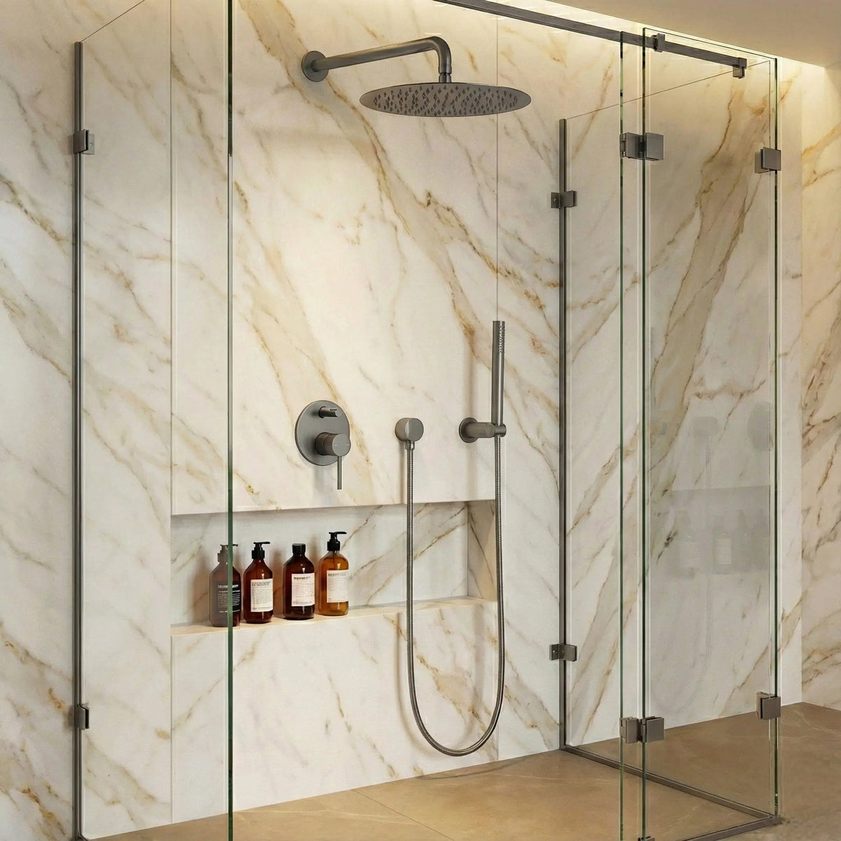 Colonne de Douche encastré anthracite