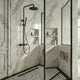 Colonne de Douche mural noir mat
