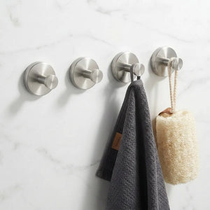 Saugnapfhaken aus Edelstahl 304 Twist & Lock – 4er-Set, ohne Bohren