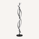 Lampadaire LED design bandes lumineuses entrelacées NEXORA