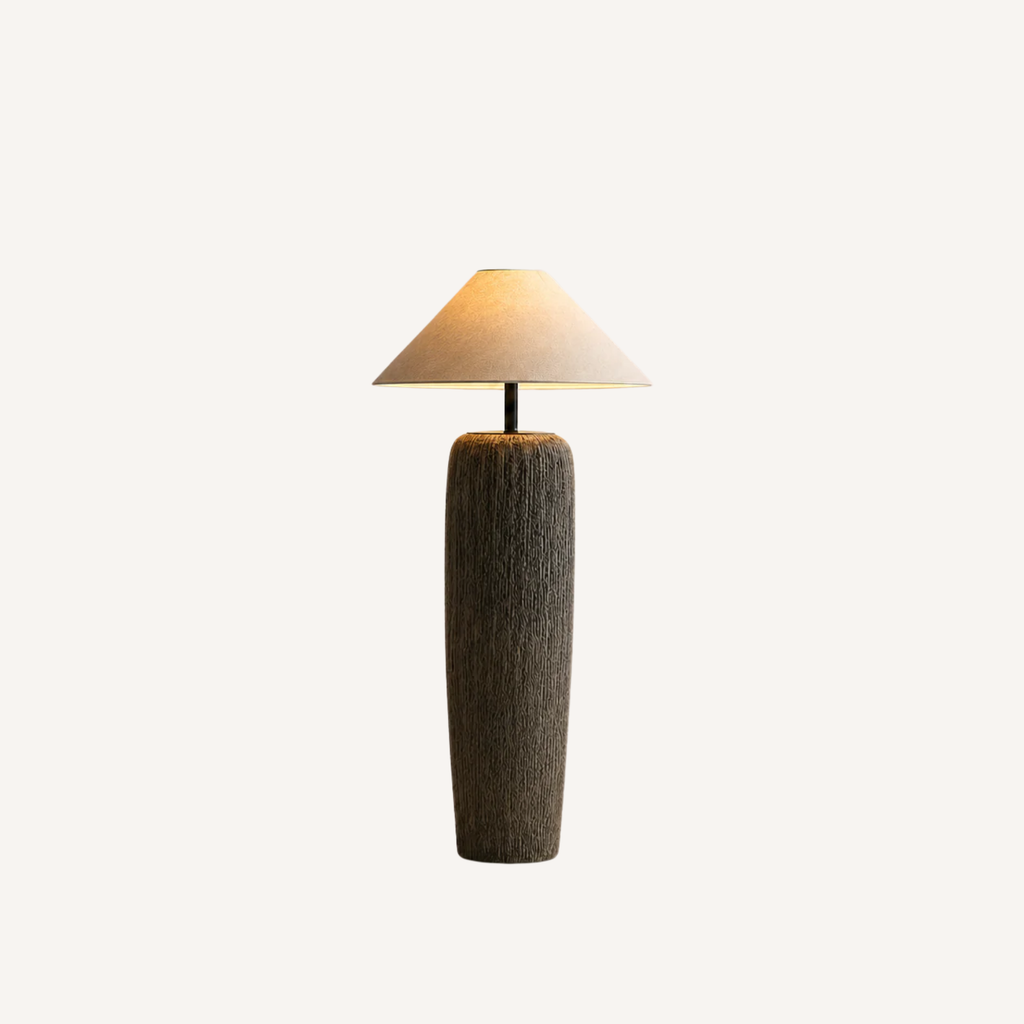 Lampadaire bois sculpté nature et élégance SILVANA