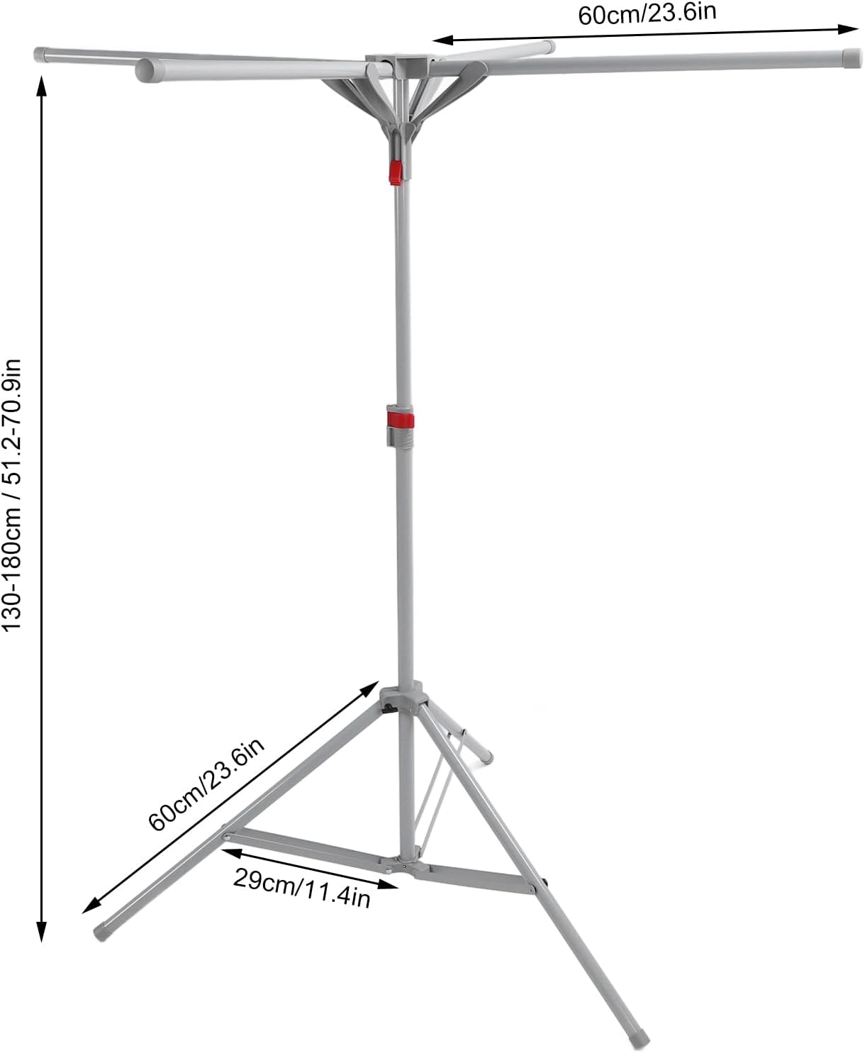 Etendoir à linge balcon pivotant
