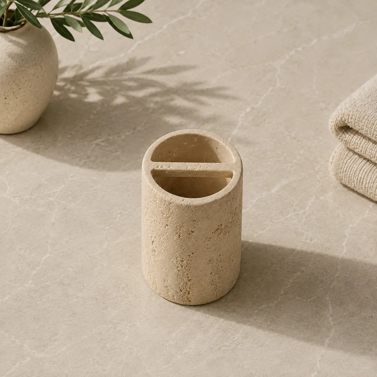 TRAVIRA - Bathroom Range in Travertine, Natural Stone