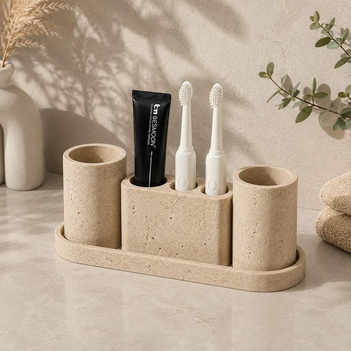TRAVIRA - Bathroom Range in Travertine, Natural Stone