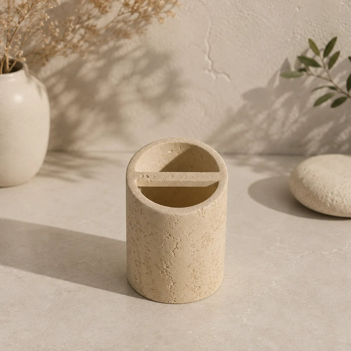 TRAVIRA - Bathroom Range in Travertine, Natural Stone