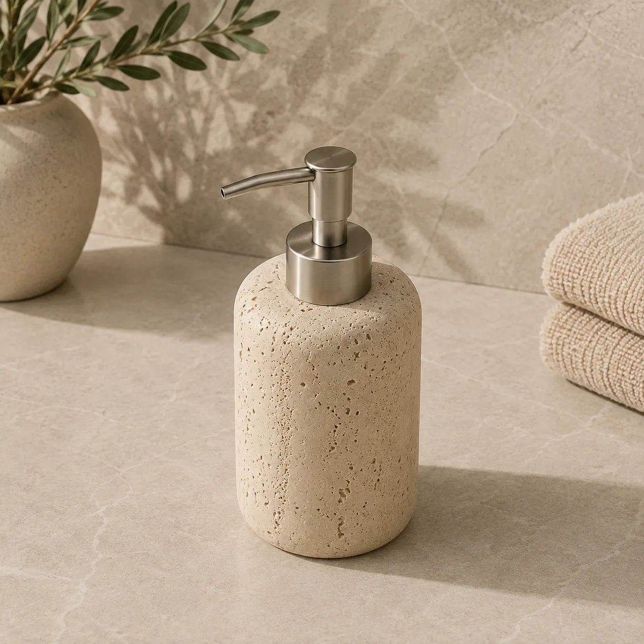 TRAVIRA - Bathroom Range in Travertine, Natural Stone