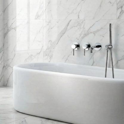 Pack mitigeur de bain à encastrer chrome