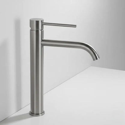 Mitigeur de lavabo haut inox