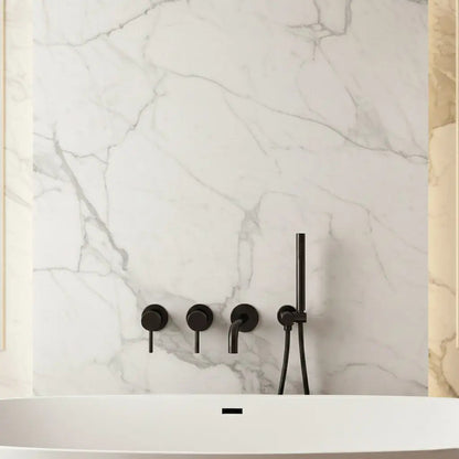 Pack mitigeur de bain à encastrer noir