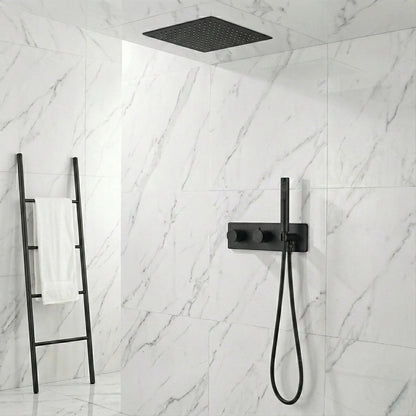 Ensemble de Douche encastré noir mat