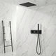 Ensemble de Douche encastré noir mat