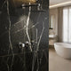 Composition de Douche encastré chrome