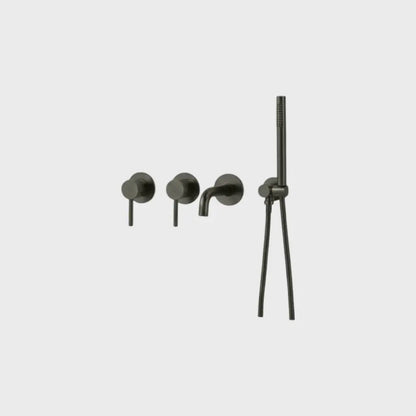 Pack mitigeur de bain à encastrer anthracite