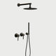 Composition de Douche encastré anthracite