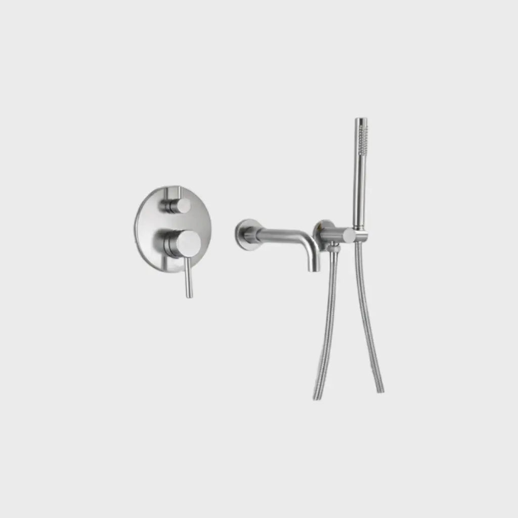 Mitigeur de bain thermostatique encastré chrome
