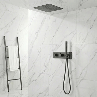 Ensemble de Douche encastré anthracite