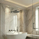Kit de douche-bain encastré anthracite