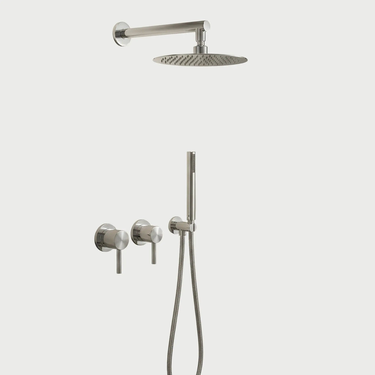 Composition de Douche encastré chrome