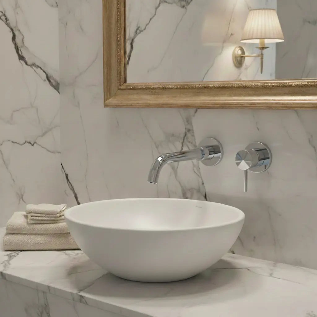 Mitigeur de lavabo encastré chrome