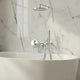 Composition bain-douche thermostatique encastrée chrome