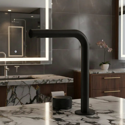 Robinet de lavabo haut noir