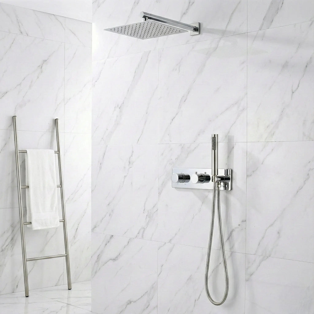 Ensemble de Douche encastré chrome