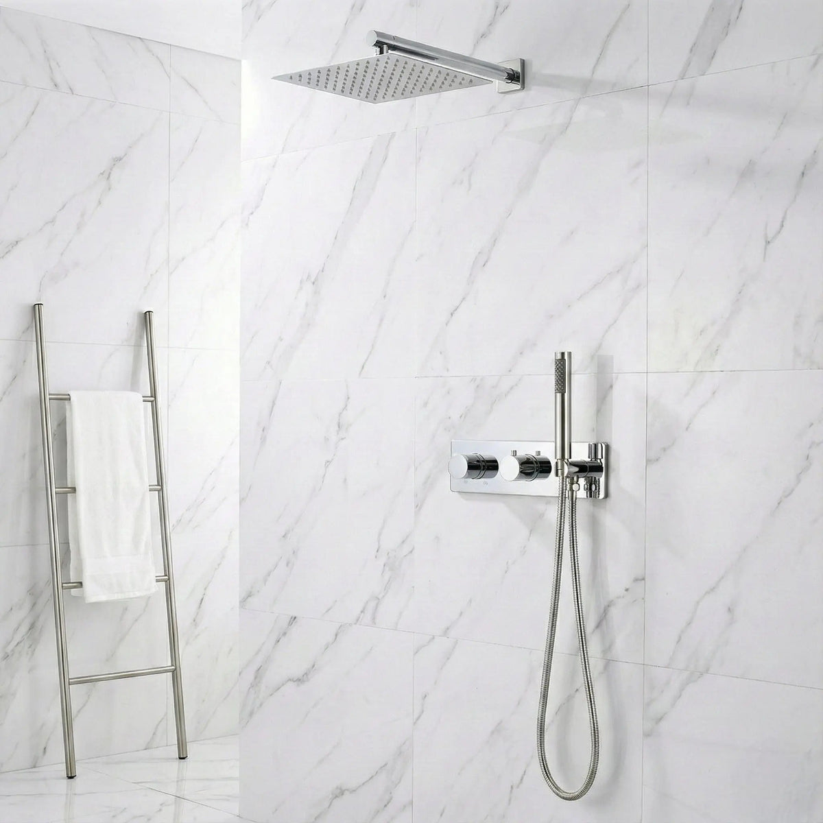 Ensemble de Douche encastré chrome