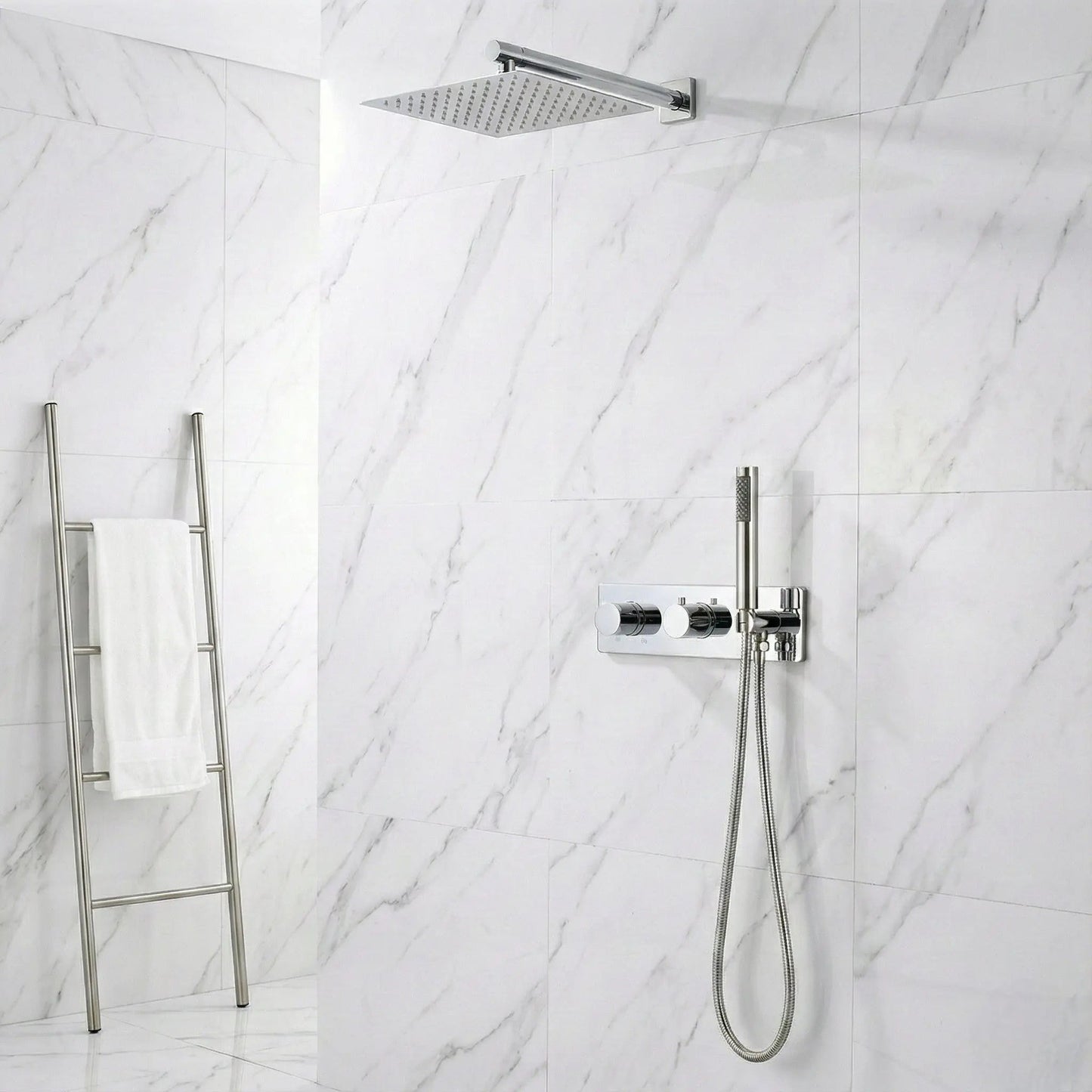 Ensemble de Douche encastré chrome