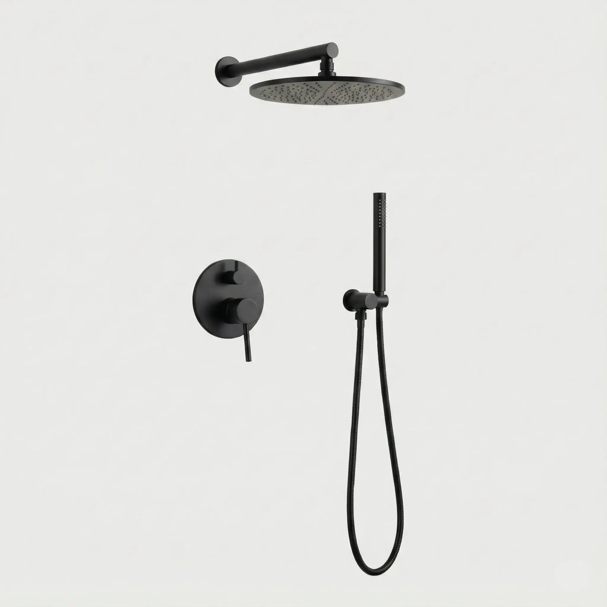 Kit de Douche Thermostatique encastré noir