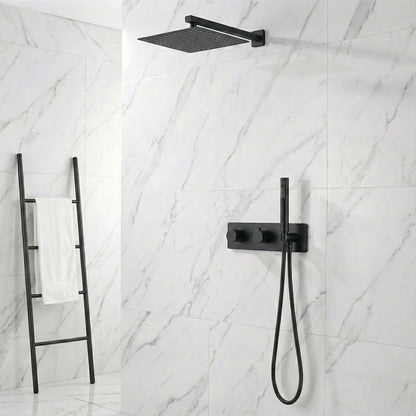 Ensemble de Douche encastré noir mat