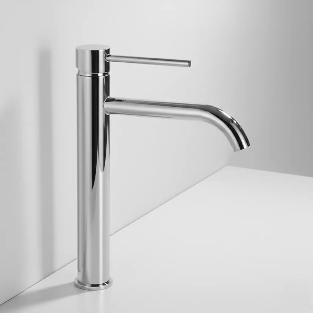 Mitigeur de lavabo haut chrome
