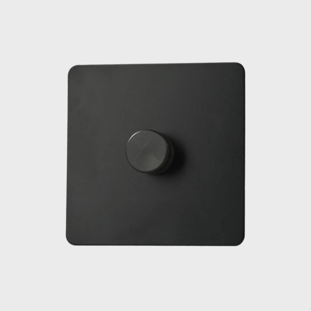 variateur simple noir mat