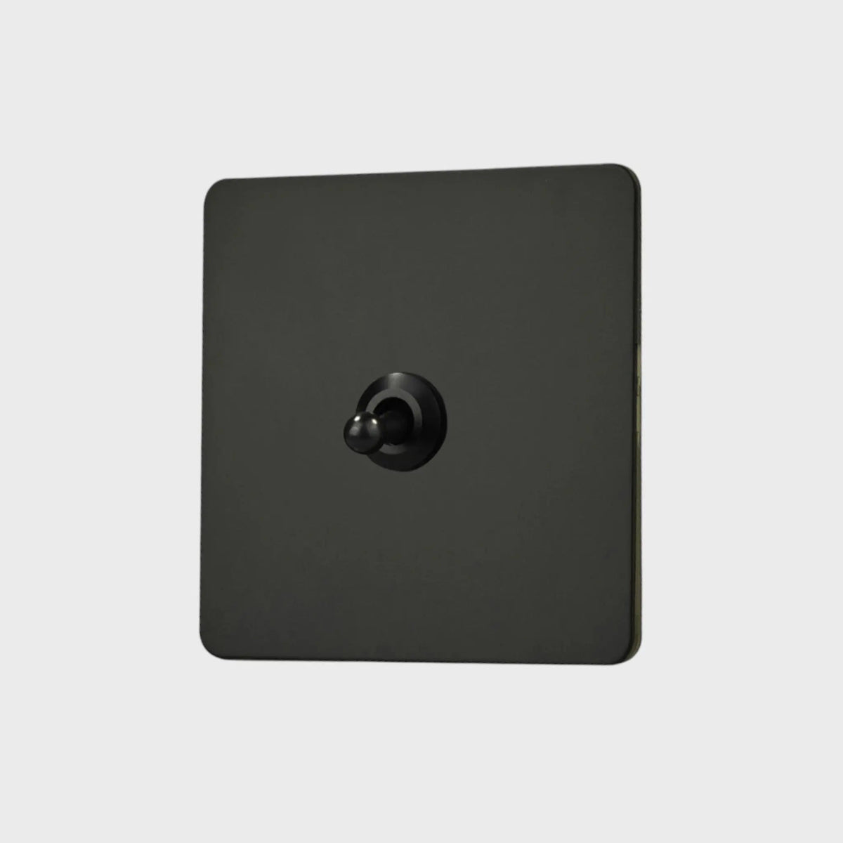 interrupteur va-et-vient simple noir mat