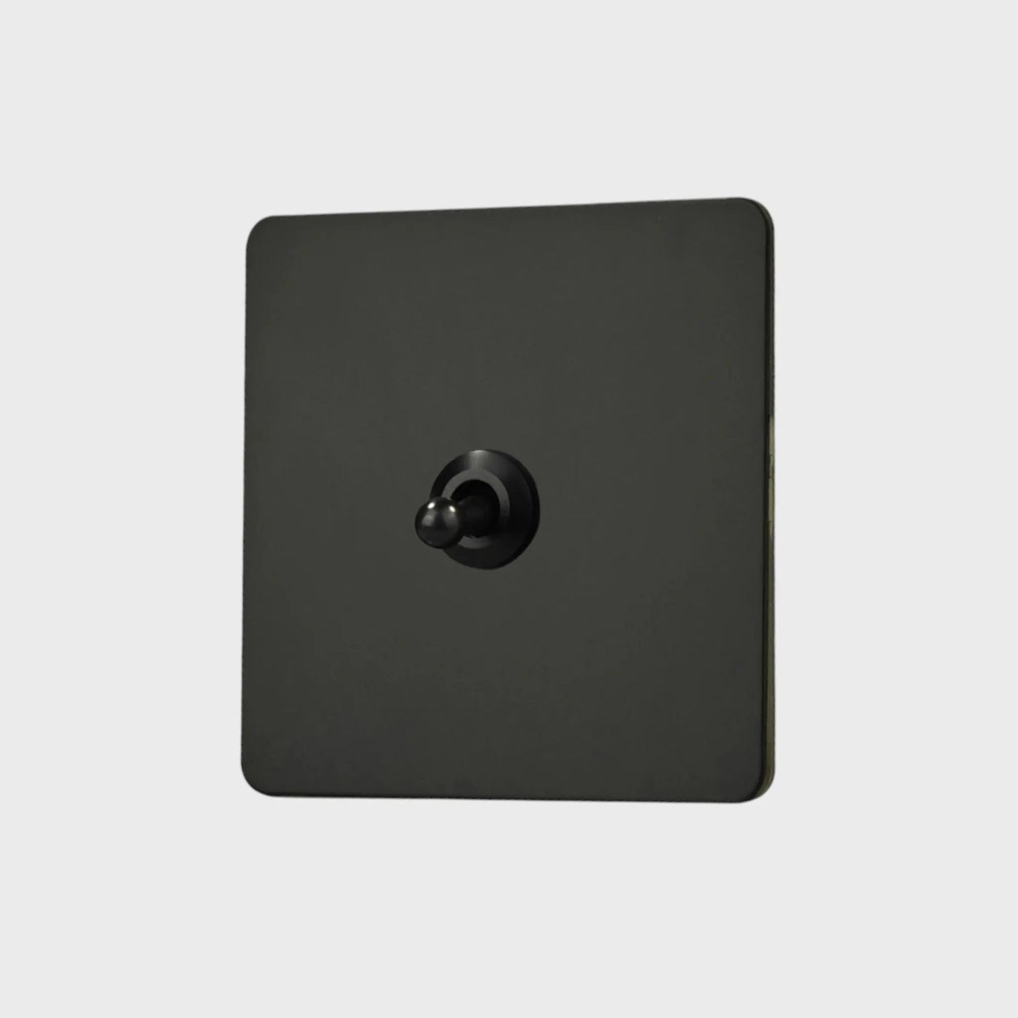 interrupteur va-et-vient simple noir mat