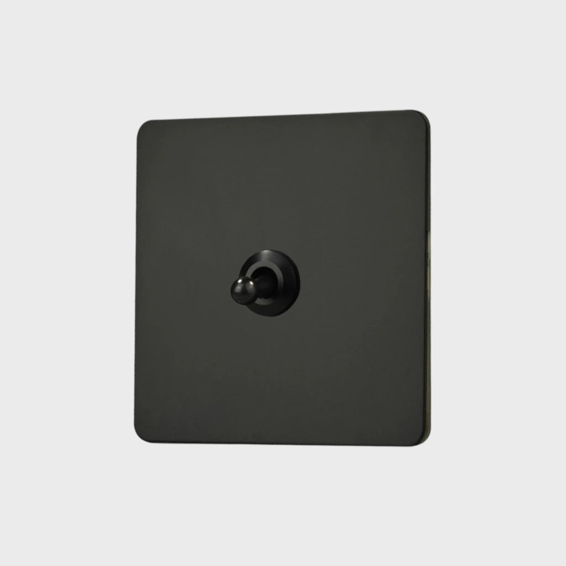 interrupteur va-et-vient simple noir mat