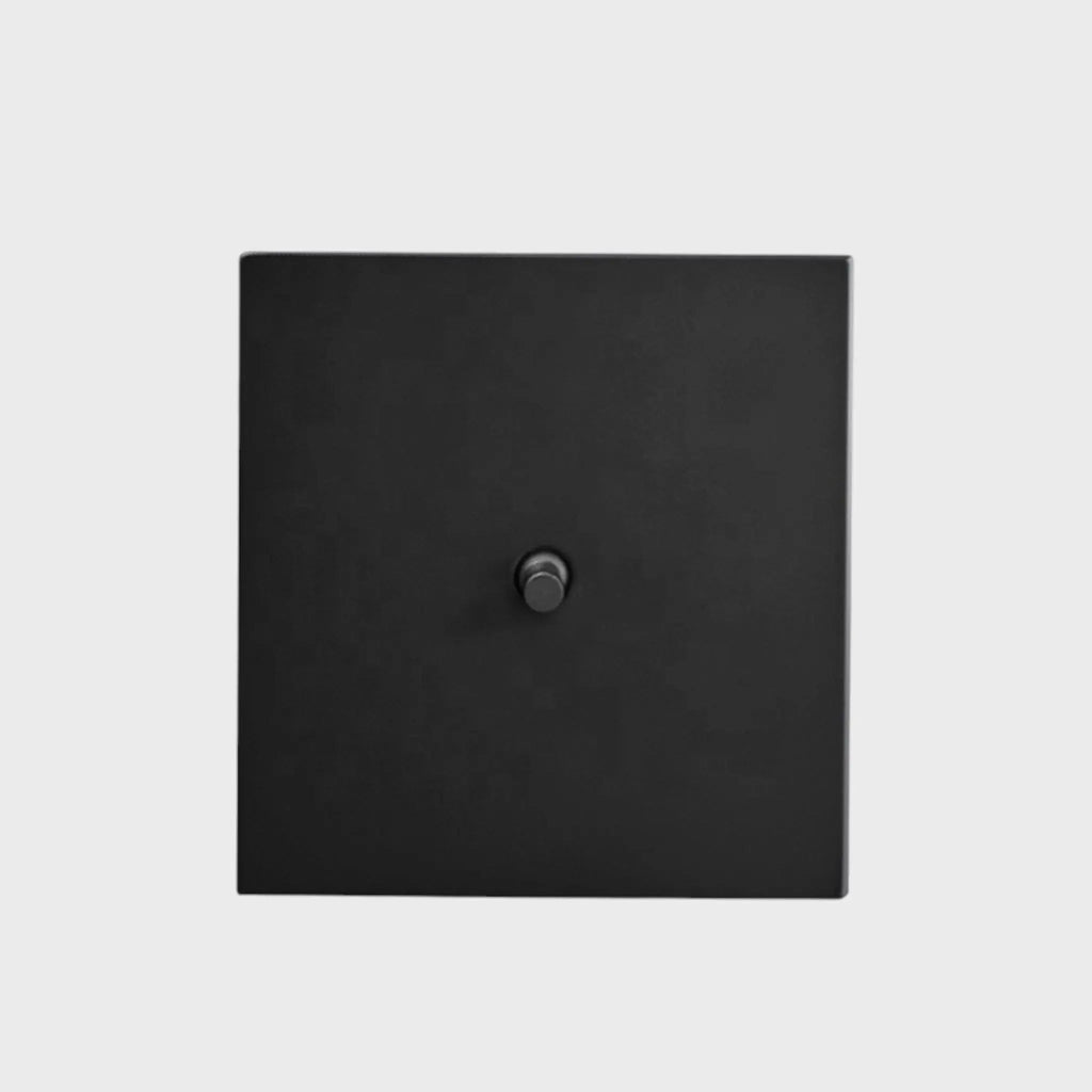 interrupteur va-et-vient simple noir mat