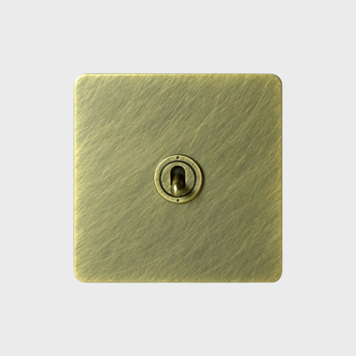 interrupteur va-et-vient simple bronze vieilli