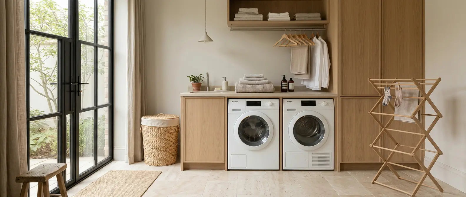 Des solutions bien pensées pour sécher, ranger et entretenir votre linge